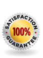 100% satisfaction guarantee